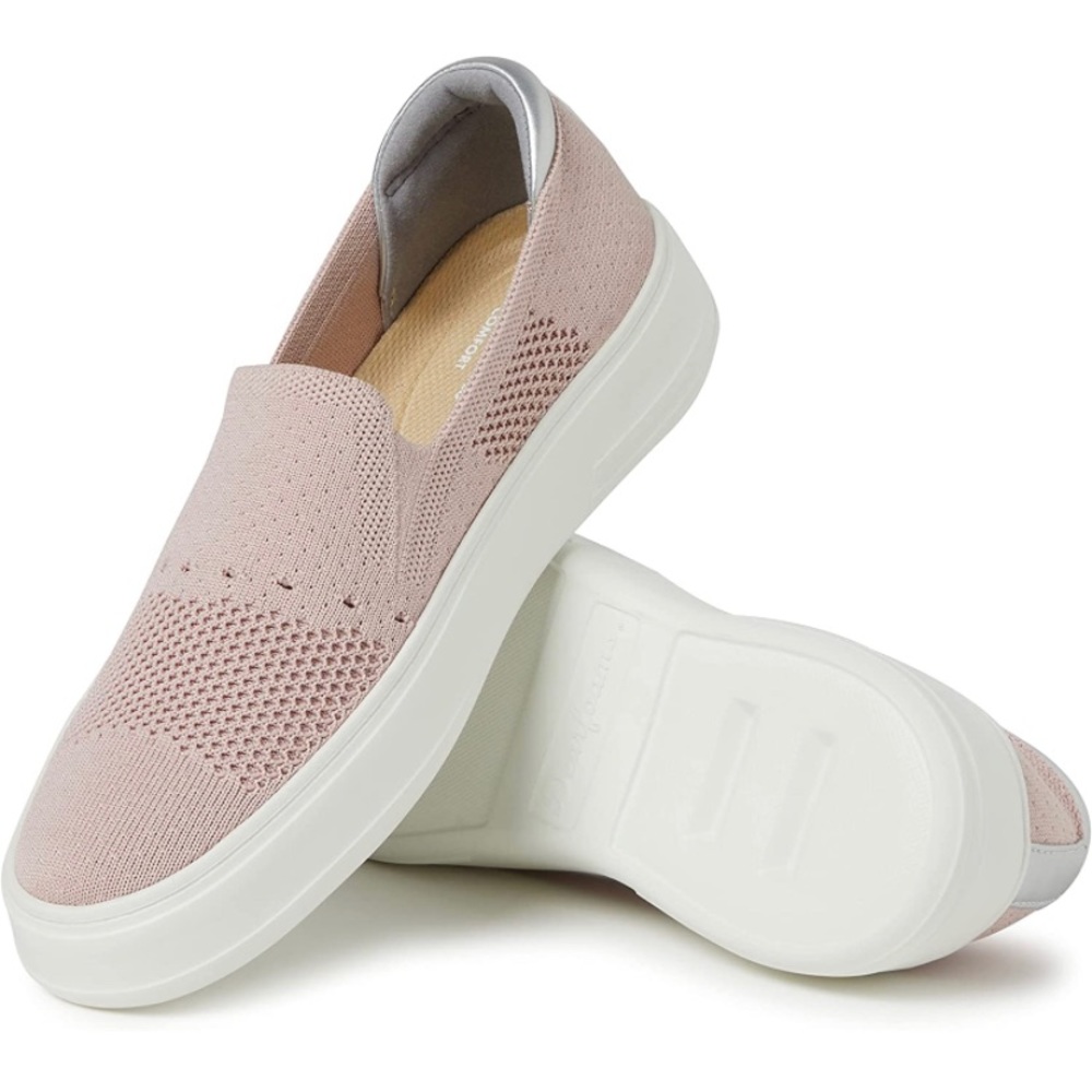 Dearfoams Women's Original Comfort Sophie Slip-on Sneaker shoes 7 - Picture 3 of 13